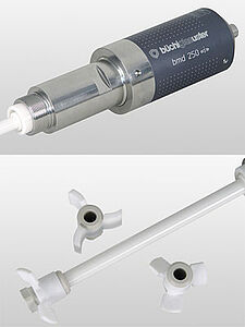 BMD 250, metal free (ceramic magnetic coupling) for pressure reactors (ATEX)