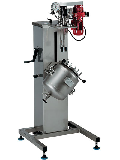 Büchi Kiloclave, standard with tilting mechanism and lift