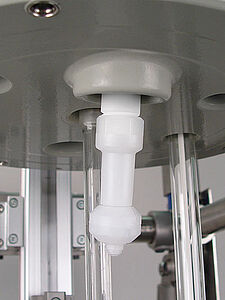 CiP spray nozzle for glass mini pilot plant