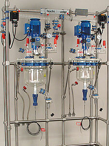 Double glass mini pilot plant