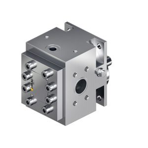 Verwarmbare corrosiebestendige chemische transfer tandwielpomp type therminox