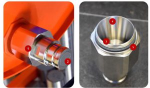 GATHER adapter for a barrel coupling