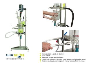 suurGLASS réacteur en verre